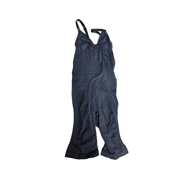 New without tags Skims Seamless Sculpting Mid Thigh Bodysuit SZ S/M in Black - Picture 3 of 7